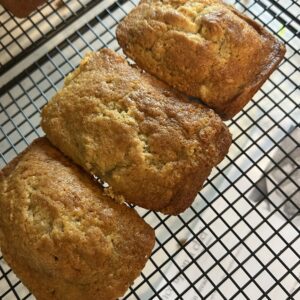 Mini Banana Bread Loaves