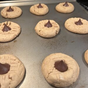 Peanut butter blossoms