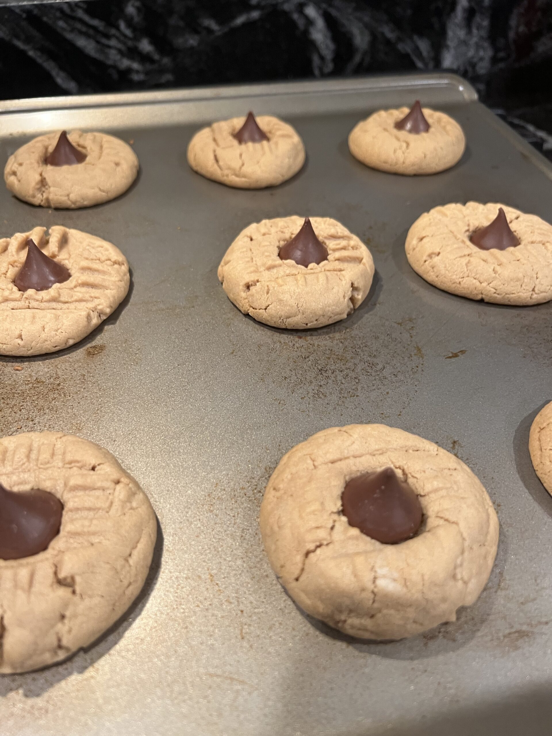 Peanut butter blossoms